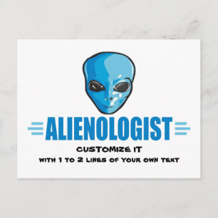 Funny Alien Vykort