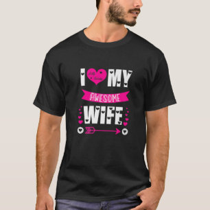 Funny Alla hjärtans dagar Kärlek Heart Manar I Kär T Shirt