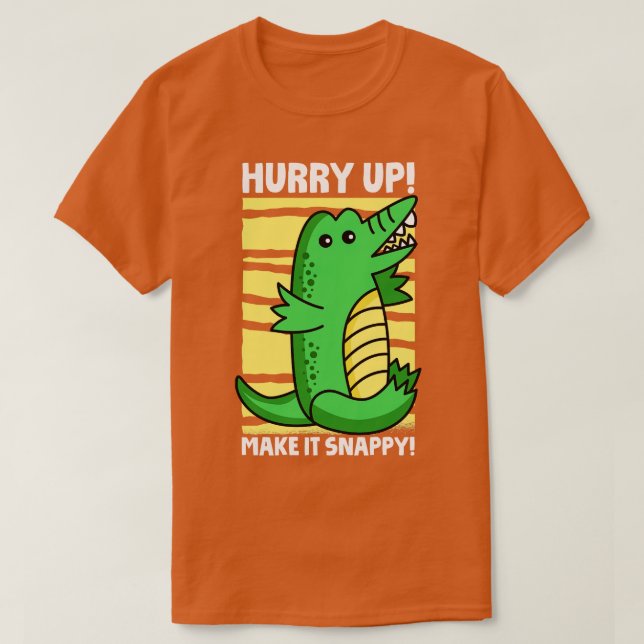 Funny Alligator Älskare och Zookeeper Kids Crokodi T Shirt (Design framsida)
