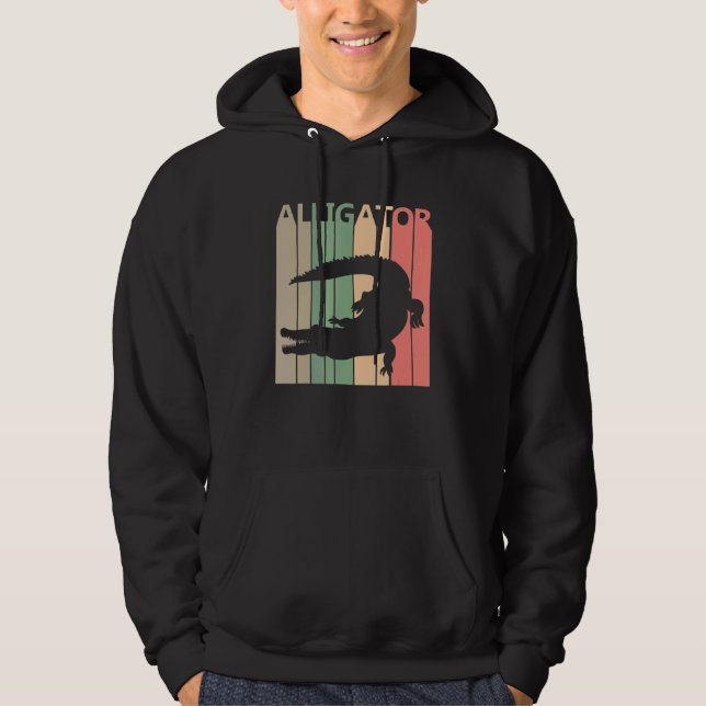 Funny Alligator Costume Hoodie (Framsida)