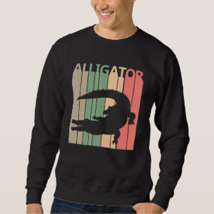 Funny Alligator Costume Lång Ärmad Tröja