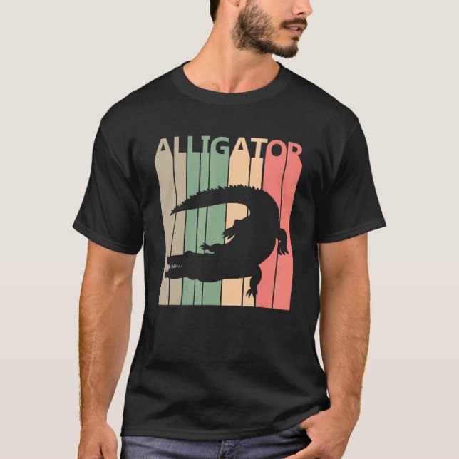 Funny Alligator Costume T Shirt (Framsida)