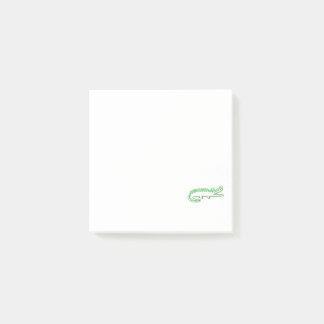 Funny Alligator Echo Art Post-it Block