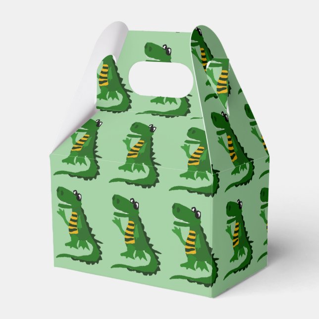 Funny Alligator Gift Box Presentaskar (Framsidan Sidan)