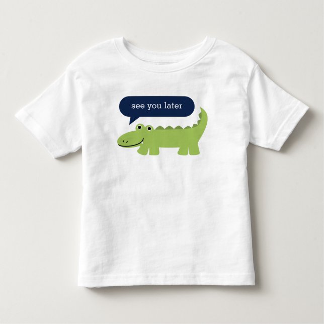 Funny Alligator Kids Tee (Framsida)