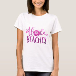 Funny Aloha Beacher Quote Glitter T Shirt