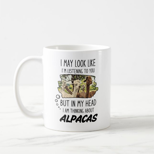 Funny Alpaca Älskare Mugg (Vänster)