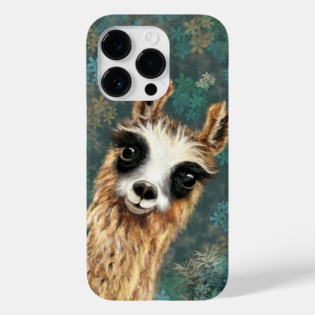 Funny Alpaca iphone case (Baksida)