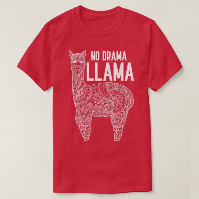 Funny Alpaca Llama Gift Animal Llama T Shirt (Design framsida)