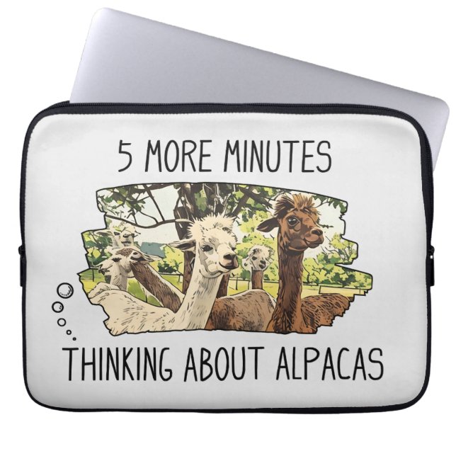 Funny Alpacas Laptop sleeve (Framsidan)