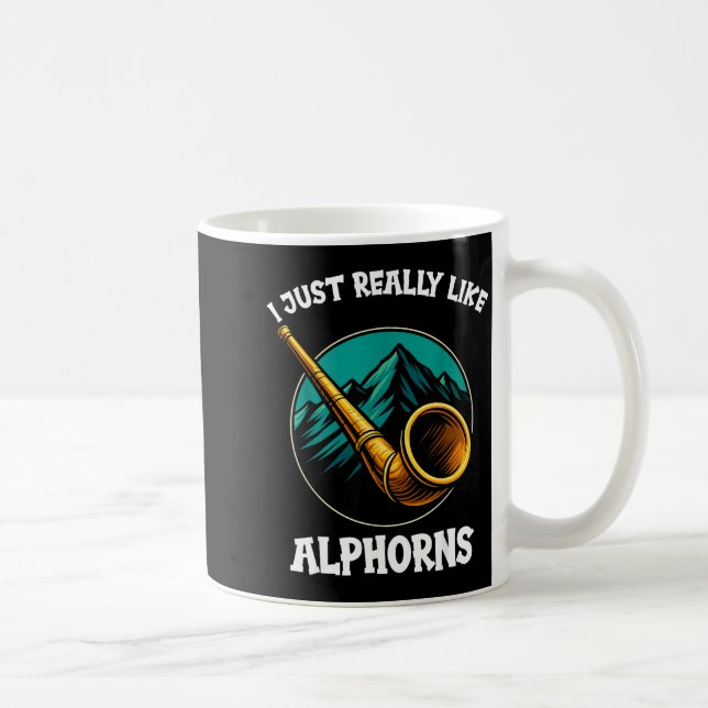 Funny Alphorn  Kaffemugg (Höger)