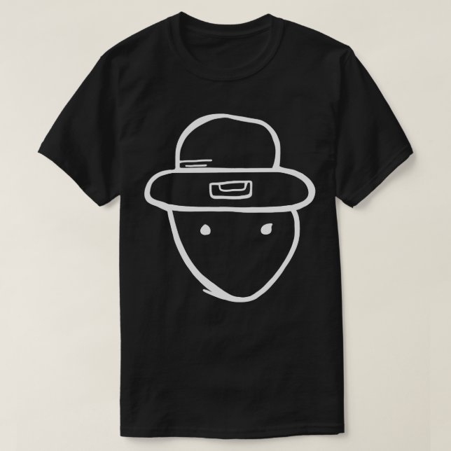 Funny Amateur Sketch Meme Irish St patricks day T Shirt (Design framsida)