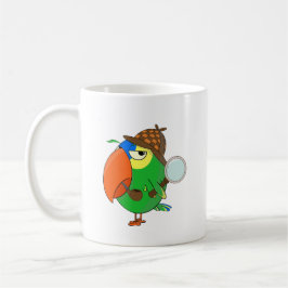 Funny Amazon Parrot detektiv mugg