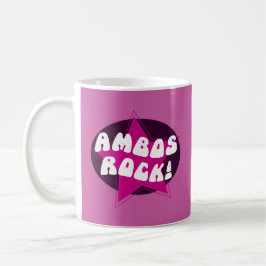 Funny Ambos Sten Rosa Ambulance Driver Kaffemugg