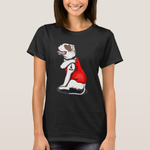 Funny American Bulldog Hund I Kärlek Mamma Tattoo T Shirt