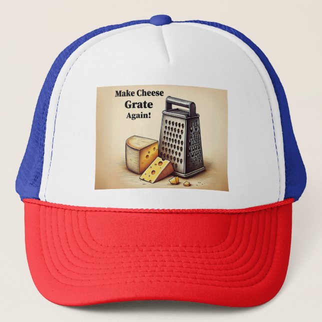 Funny American Satire Gult Keps (Framsida)
