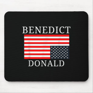 Funny amerikansk Flagga Benedict Donald Anti Trump Musmatta