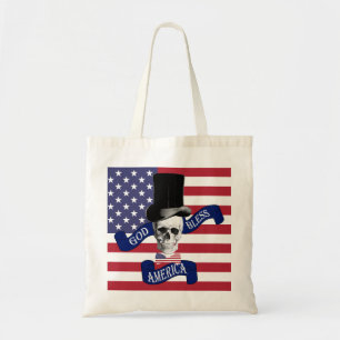 Funny amerikansk flagga tygkasse