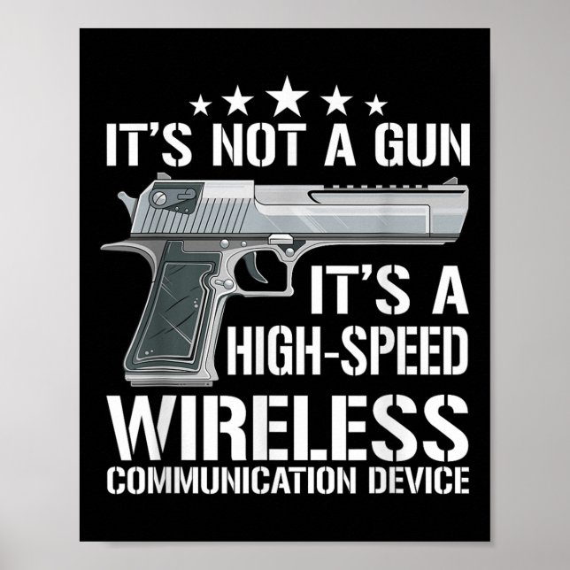 Funny Ammo Gun Älskare som säger Gun Owner Gift Id Poster (Framsidan)