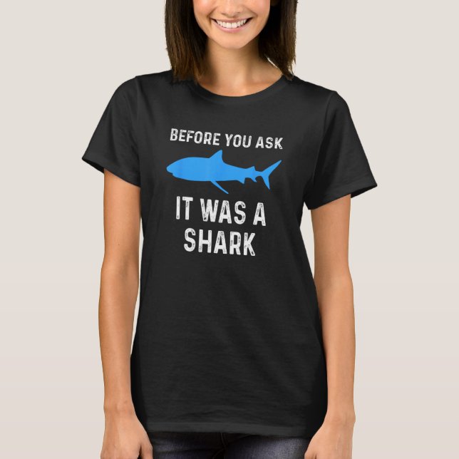 Funny Amputee Amputation Surgery Shark Humor T Shirt (Framsida)
