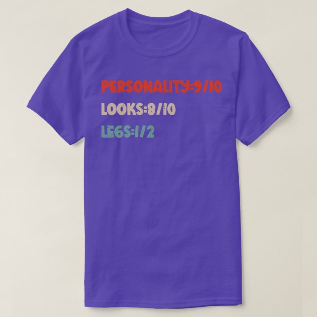 Funny Amputee Amputation T Shirt (Design framsida)