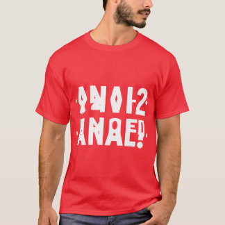 Funny Anal Hidden Message Anal Russian Letter 2021 T Shirt