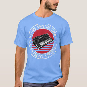 Funny Analog Synthesizer Say Studio Music T Shirt