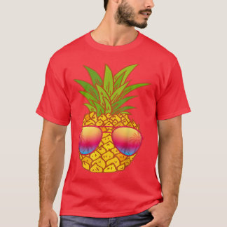 Funny ananas sunglass Art Hawaiian Aloha Hawa T Shirt