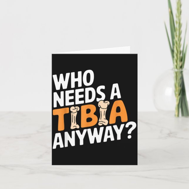 Funny Anatomy Going Tibia Okay Broken Leg Gift For Kort (Framsida)