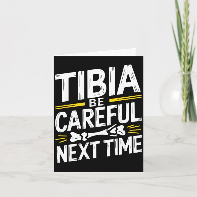 Funny Anatomy Going Tibia Okay Broken Leg Gift For Kort (Framsida)