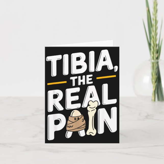 Funny Anatomy Going Tibia Okay Broken Leg Gift For Kort (Framsida)