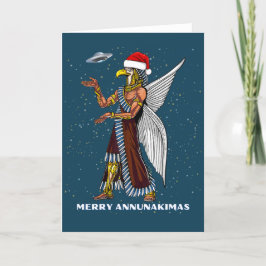 Funny Ancient UFO Annunaki Alien jul Kort
