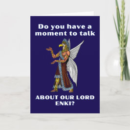 Funny Ancient UFO Annunaki Alien Kort