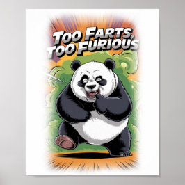 Funny and Colorful Parody Movie on a White Poster