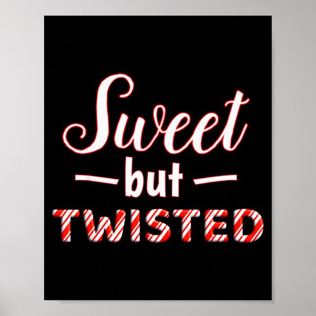 Funny And Cute Sweet But Twisted  Poster (Framsidan)