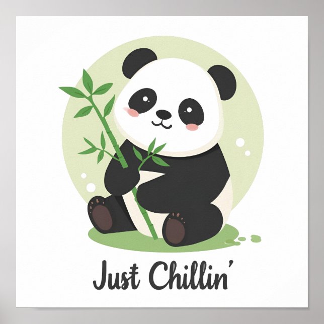 Funny and Relaxing Panda Poster (Framsidan)