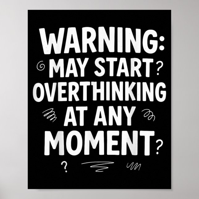 Funny And Sarcastic Design For Deep Thinkers Intro Poster (Framsidan)