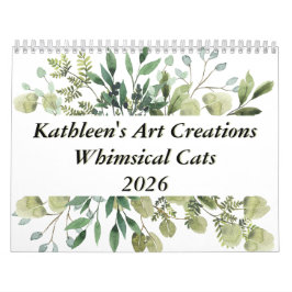 Funny and Whimsical Cat Lover Calendar Kalender