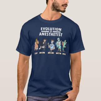 Funny anestesi Evolution of Anesthesia Gift T Shirt