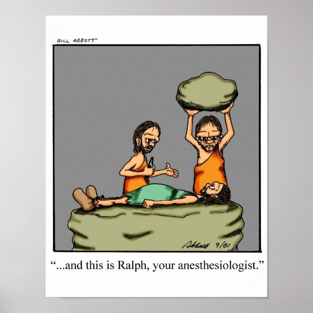 Funny Anesthesiologists Poster (Framsidan)