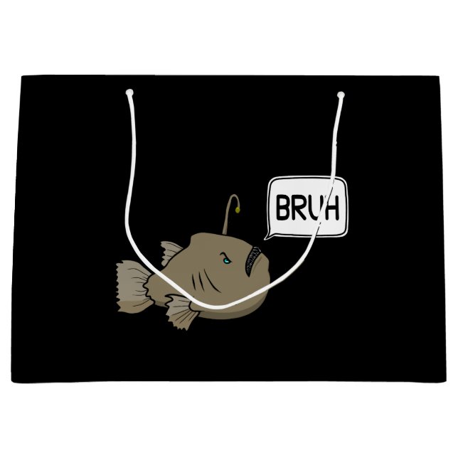 Funny Anglerfish säger Bruh (Framsidan)