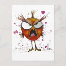 Funny Angry Bird Vykort