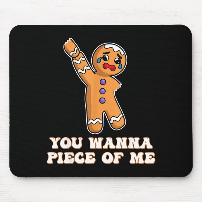 Funny Angry Gingerbread Man You W Ece Of Me  Musmatta (Framsidan)