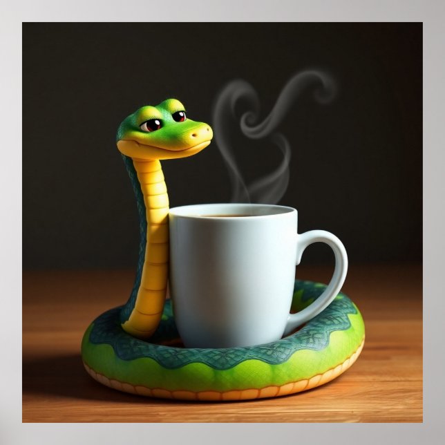 Funny animal art – perfect gift for animal lovers  poster (Framsidan)