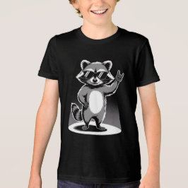 Funny Animal Gift | Coola Raccoon Rockstjärna T Shirt