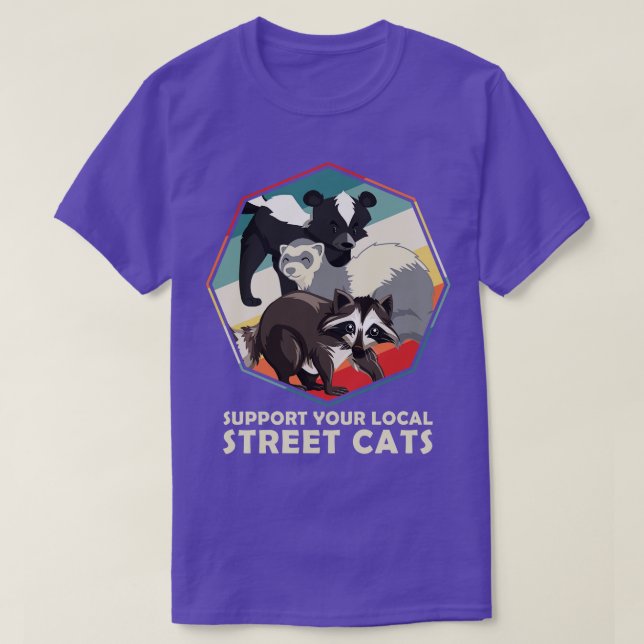 Funny Animal Gift Skunk T Shirt (Design framsida)