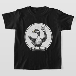 Funny Animal Music Gift | Coola Goose Sten Dancer T Shirt