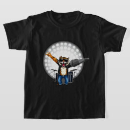 Funny Animal Music Gift | Coola Tiger Sten Dancer T Shirt