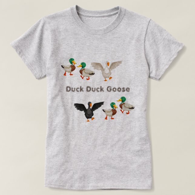 Funny Animal Shirt | Anka Anka Goose T Shirt (Design framsida)