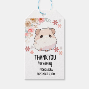 Funny Animal Tack Baby Presentetikett